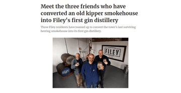 Filey Distillery In The News!