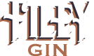 filey gin logo, white