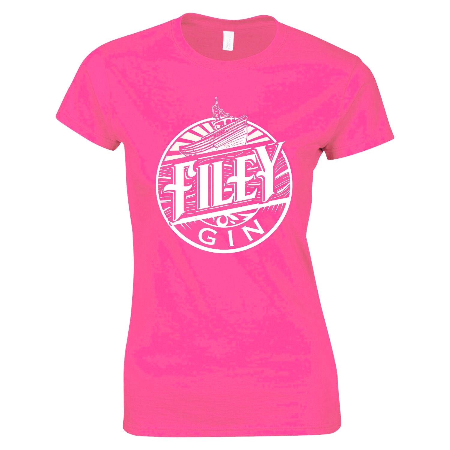 Pink Filey Gin T-Shirt | Filey Distillery