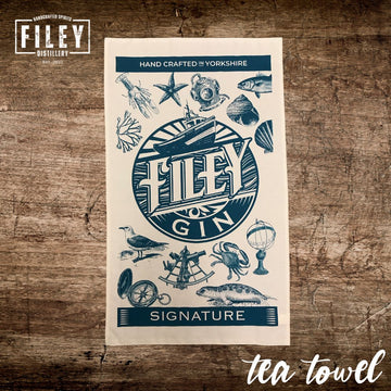 Signature Gin Tea Towel | Filey Distillery